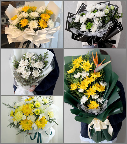 广东潮州市潮安区文祠镇下赤村白事花束代送